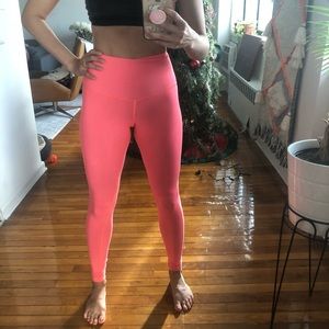 Lululemon size 4 neon legging